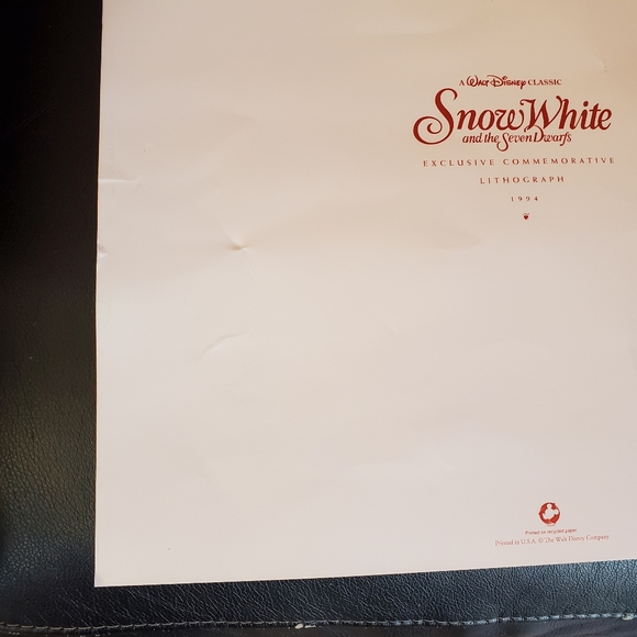 VINTAGE Disney Commemorative Lithograph 1994 - Picture 8 of 11